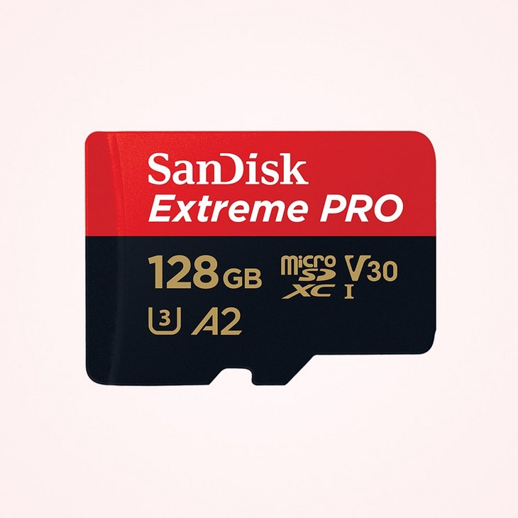 샌디스크코리아 공식인증정품 마이크로 SD카드 익스트림 프로 QXCD 128GB SD 아답터 포함