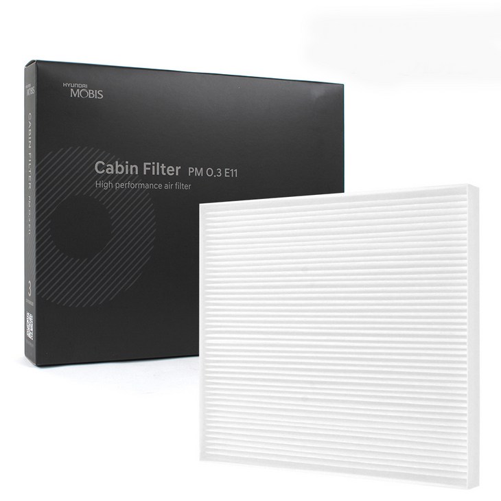 GV80 현대 기아 모비스 에어컨필터 히터 E11 PM0.3 97133T6500 97133T6500 12호