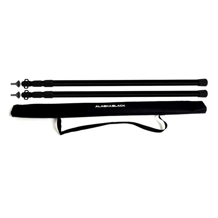 캠핑 슬라이드 가변 메인 폴대 2개 가방