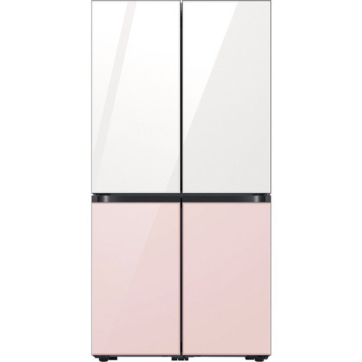 삼성비스포크냉장고 삼성전자 비스포크 4도어 냉장고 글래스 875L 방문설치