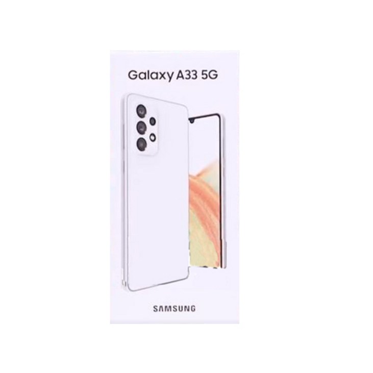 삼성 갤럭시 A33 5G 128GB 가개통 미개봉 새제품 SMA336, 화이트
