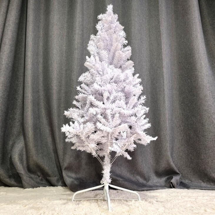 하얀 화이트 크리스마스트리 무장식 나무 1.2M 1.5M 1.8M, 1.2M