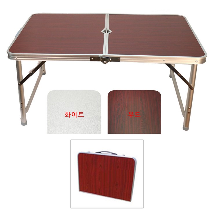 파피앙 캠핑테이블9060 미니테이블 폴딩 테이블 캠핑용품, 우드