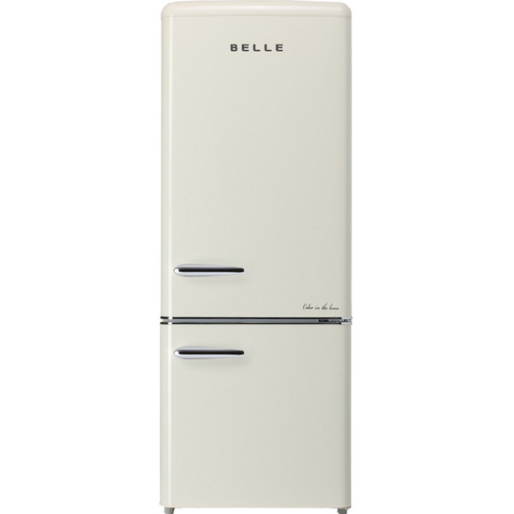 BELLE 레트로 글라스 191L 2도어 냉장고 방문설치, RC20ACM BELLE 레트로 글라스 191L 2도어 냉장고 방문설치, RC20ACM