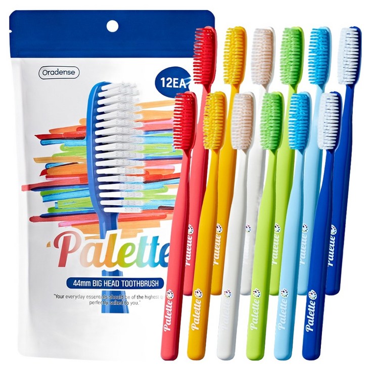오라덴스 팔레트 이중미세모 빅헤드 칫솔