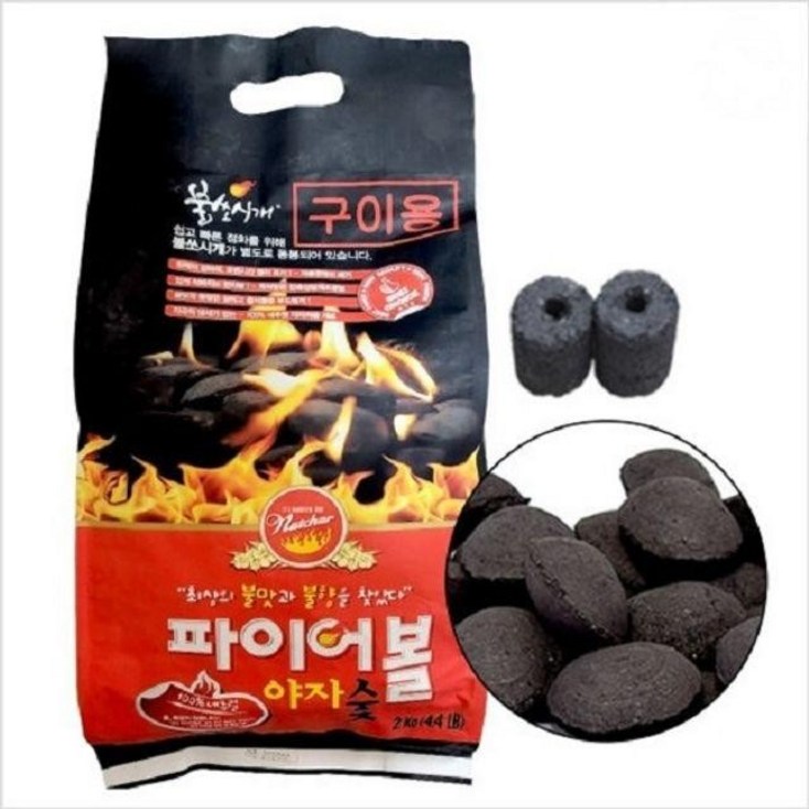 야자숯 1kg 불쏘시개 세트 캠핑장 야영장 펜션 차박 캠핑숯, 단품, 1개