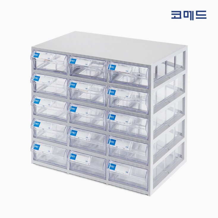코메드 CMD503멀티박스 15칸 투명서랍장