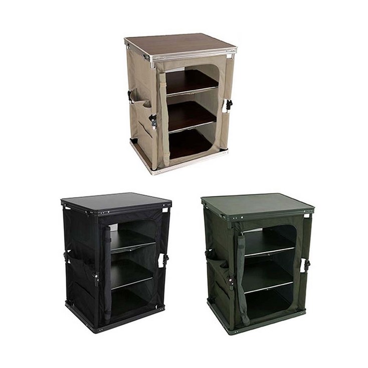 DOD 도플갱어 멀티 키친 테이블 캠핑 접이식 선반 테이블