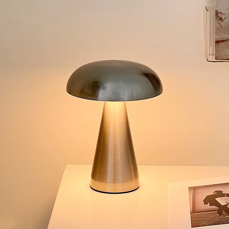 당일출고 루시아이 크롬 실버 머쉬룸 단스탠드 2sizes, 대형