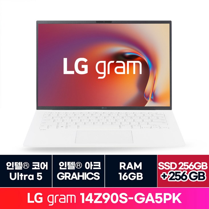 LG전자 그램 14인치 14Z90SGA5PK 16GB WIN11 256GB 추가 ON