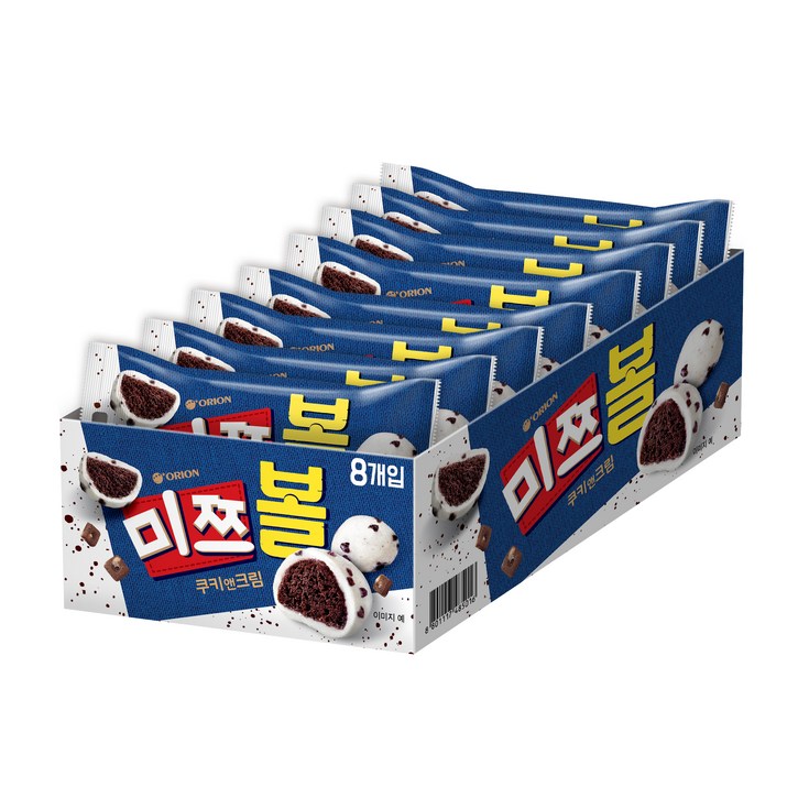 오리온 미쯔볼 쿠키앤크림 과자