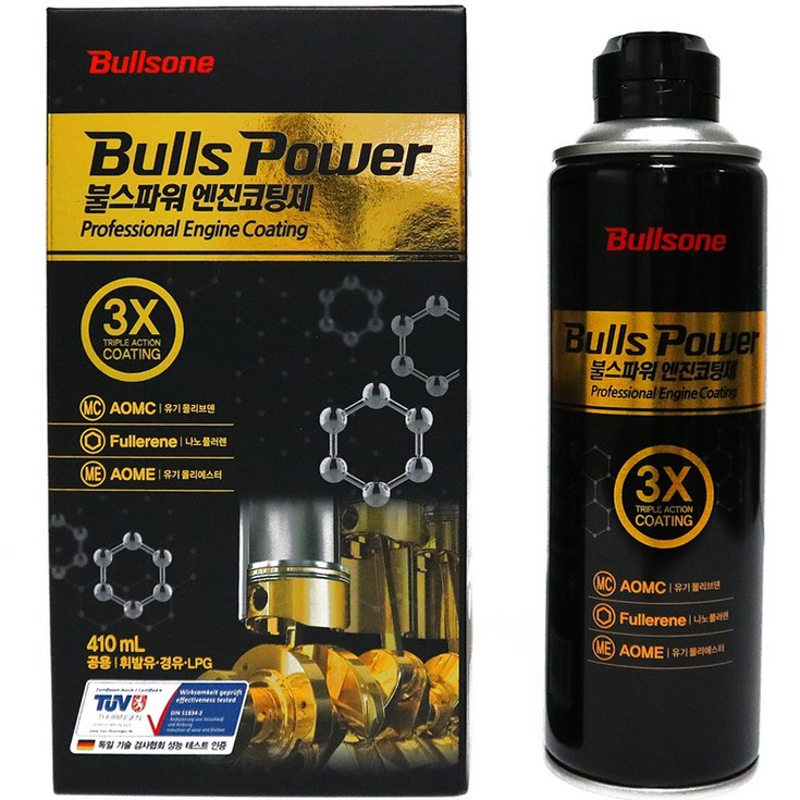 불스파워 신제품 엔진코팅제 3X 410mL