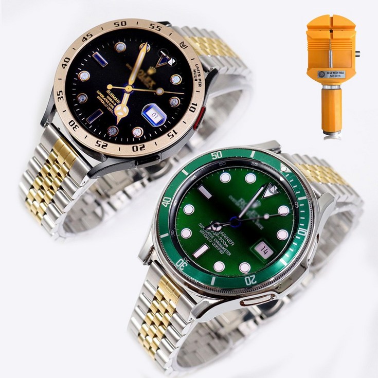오르몽트 갤럭시워치4 클래식워치4 쥬빌레 일자형 스트랩 46mm 42mm 44mm 40mm 호환 공구