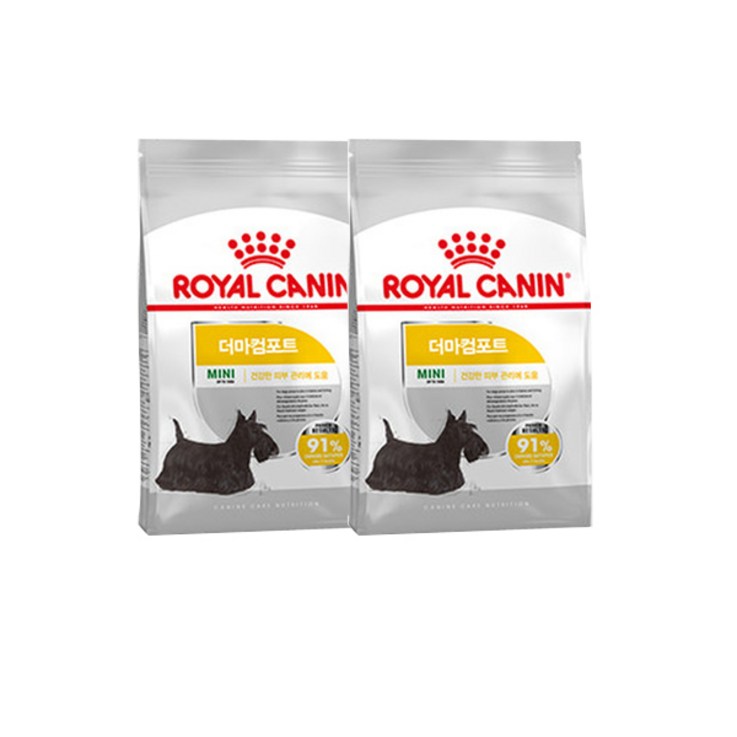 로얄캐닌 미니 더마컴포트 2kg, 1, 단품, 2kg