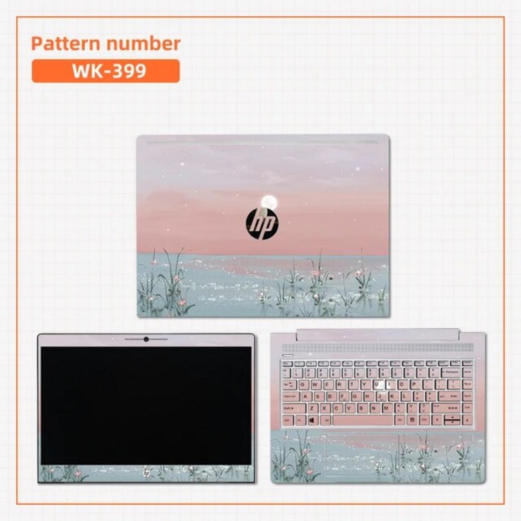 호환 HP X36014S dk 14s dq15 daPavilion용 키보드 스킨 스티커 유화 커버 PVC 장식 데칼