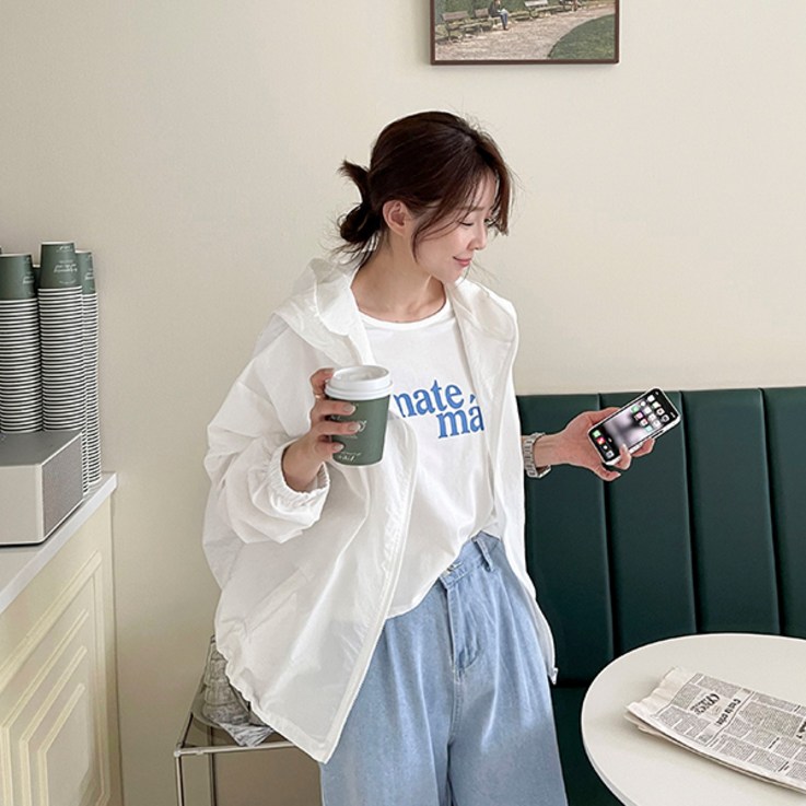 난닝구씨켈프 후드바람막이점퍼