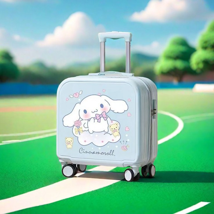 산리오 시나모롤 캐리어 귀여운 캐리어 기내용 18인치, 20인치
