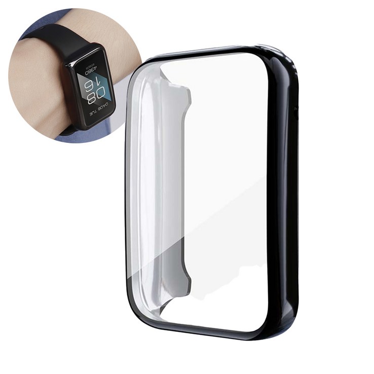 아야 샤오미 미밴드 7 프로 pro 가볍고 튼튼한 풀커버 액정 보호 TPU 케이스