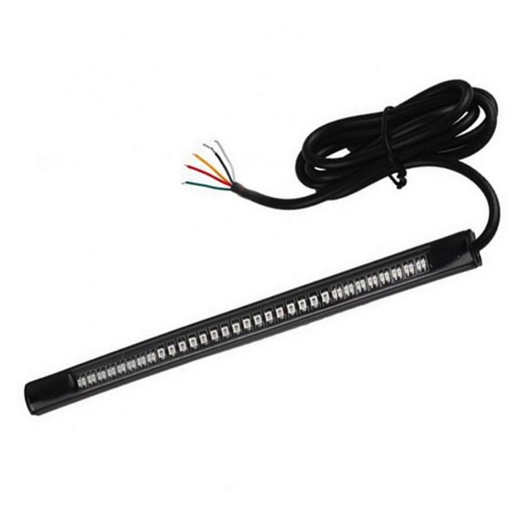 유연한 48 LED 2835 3014 SMD 바이크 오토바이 라이트 스트립 방향 지시등 브레이크 램프