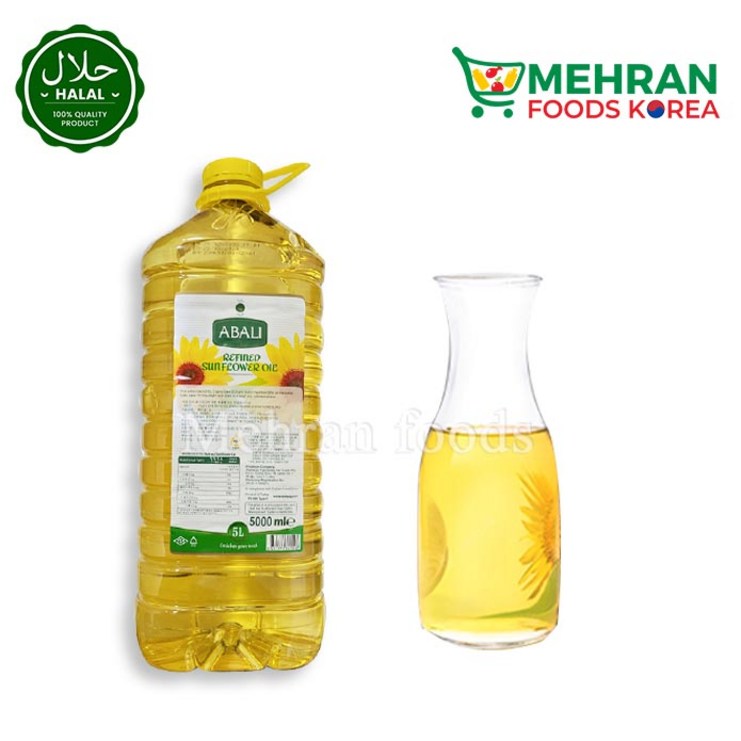 ABALI Refined Sunflower Oil 5ltr 해바라기씨유, 1pc