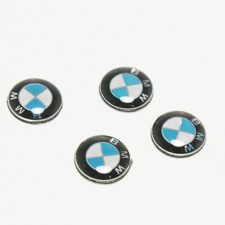 도꼬상인 BMW 원형 로고 스티커, 혼합색상, 4개 도꼬상인 BMW 원형 로고 스티커, 혼합색상, 4개