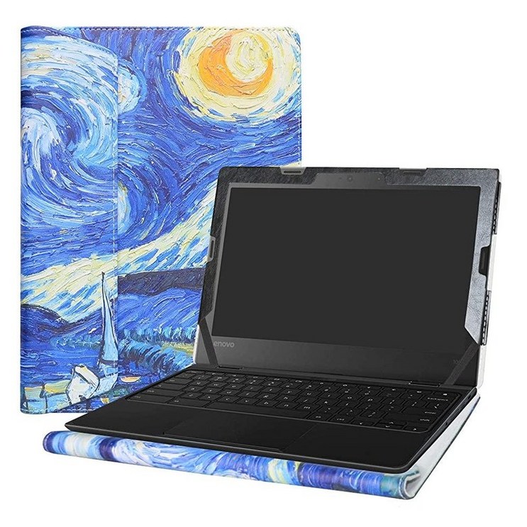 Alapmk 11.6인치 레노버 500e 크롬북 3세대300e 3세대100e 3세대 노트북용 보호 케이스 커버경고 100e 윈도우 및 300e 1세대에는 맞지 않음 러브 트리