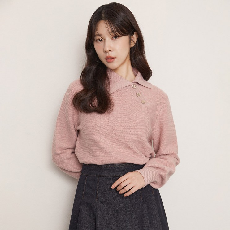 로엠 여성용 언발카라 스웨터