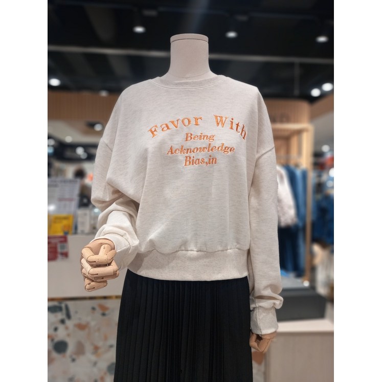 플라스틱아일랜드 자수 레터링 티셔츠 PP7XC0062205699