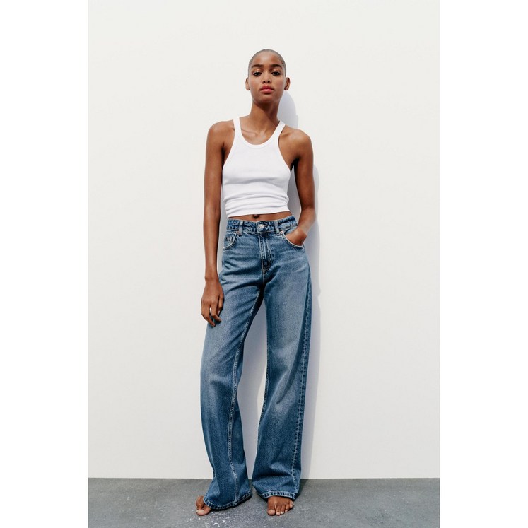 ZARA 자라 미드라이즈 풀 렝스 진 6688034 6688034 ZARA 자라 미드라이즈 풀 렝스 진 6688034 6688034