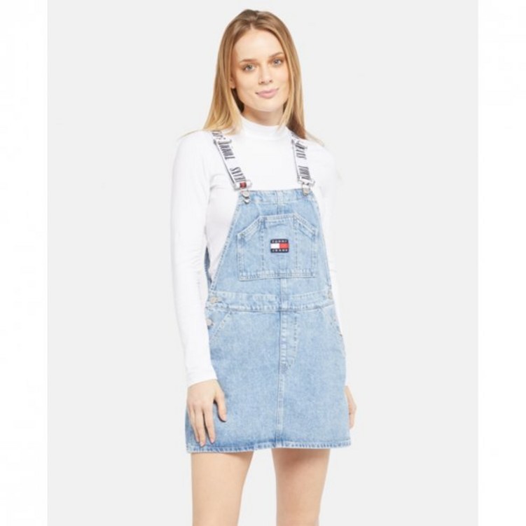타미진 데님 원피스 라이트 블루 DUNGAREE 원피스 118673
