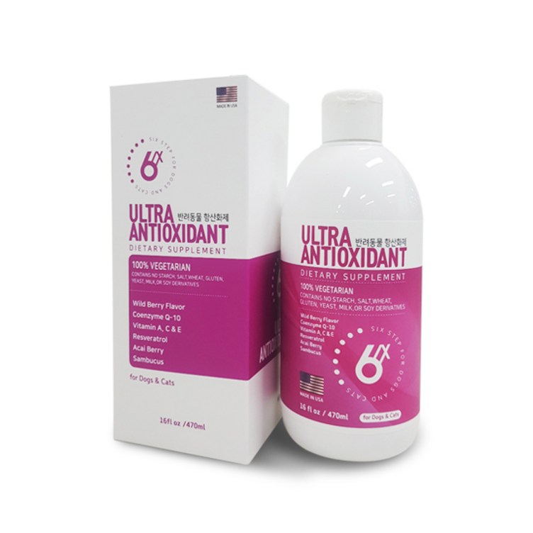 식스스텝 울트라 안티옥시던트 반려동물 항산화제 470ml 식스스텝 울트라 안티옥시던트 반려동물 항산화제 470ml