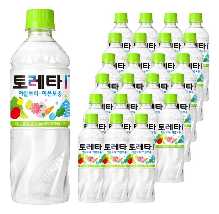 토레타 이온음료, 500ml, 24개 토레타 이온음료, 500ml, 24개