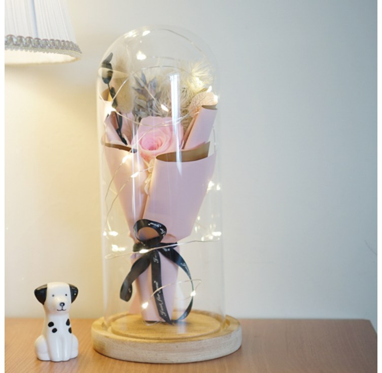 장미 유리돔 무드등