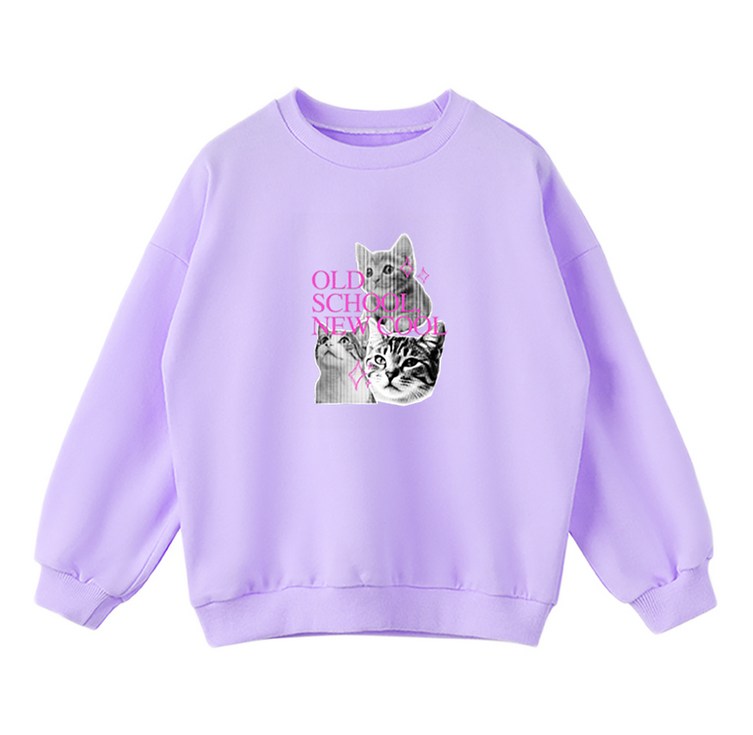 제니 아동용 오버핏 뉴스쿨 맨투맨 JN1059M