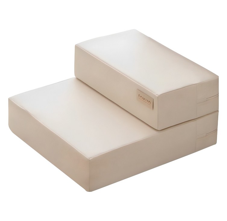 파미야 논슬립 변신형 강아지 계단, 아이보리, 1개