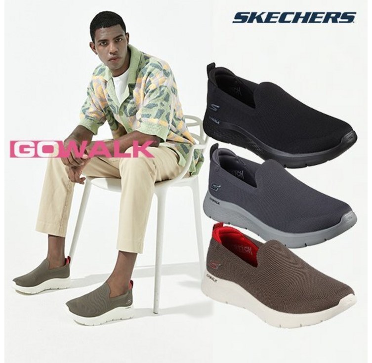 런.칭.가 89,900원스케쳐스 23FW 남성용 고워크 FLEX 니트 슬립온