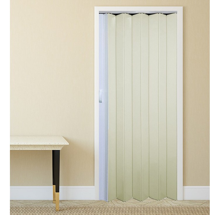 이케이몰 자바라 문 커튼 접이식 슬라이딩 홀딩 도어 더블 아이보리 사이즈 선택 및 기재