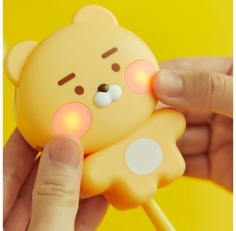 카카오프렌즈 볼발그레 UV 휴대용 칫솔살균기 무선 욕실 부착, 볼 발그레 리틀라이언2300