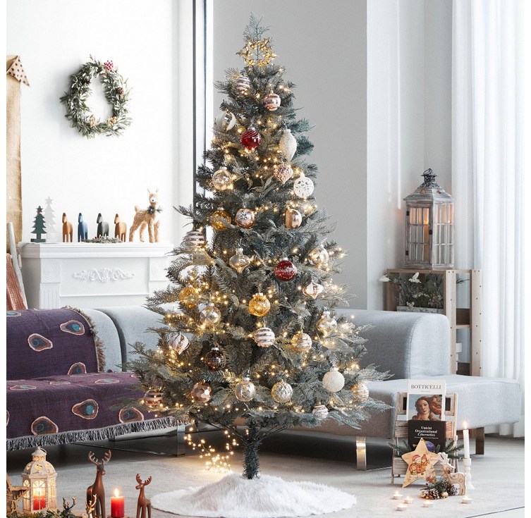 홍트리 크리스마스트리 전구 장식 풀세트 1.3m2m