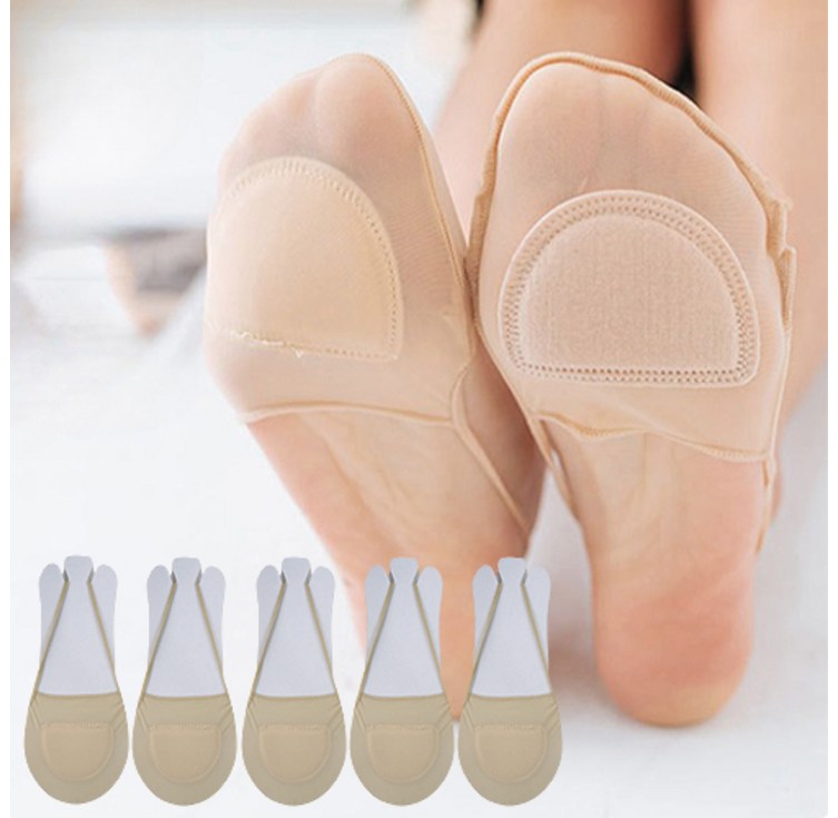 올웨이즈굿 하이힐 앞꿈치 발바닥 푹신 쿠션 끈 덧신 5켤레