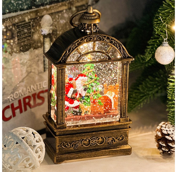 루시아이 크리스마스 스노우볼 오르골 LED 워터볼