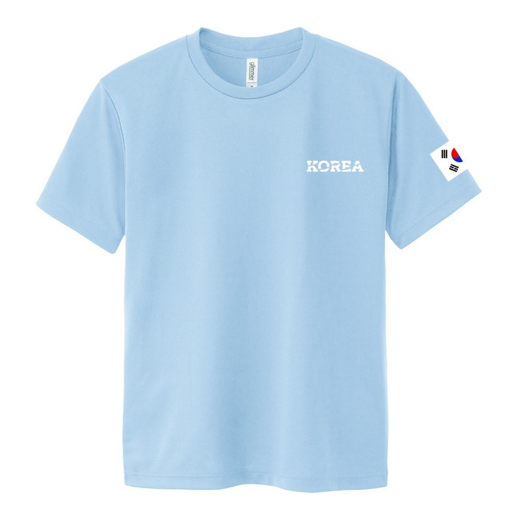 스몰 KOREA 코리아 로고 남성 쿨론 기능성 반팔 티셔츠 빅사이즈