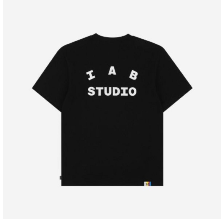 정품 IAB Studio 아이앱 스튜디오 10주년 티셔츠 블랙 IAB Studio 10th Anniversary TShirt Black