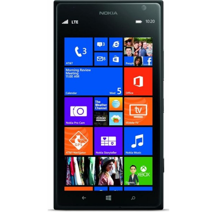 Nokia Lumia 1520, 블랙 16GB ATT 리뉴얼