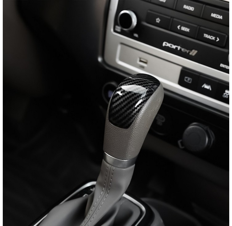 카우라 포터2 LPG EV 기어봉 커버 카본 몰딩 실내 튜닝 용품 2025 2026년형