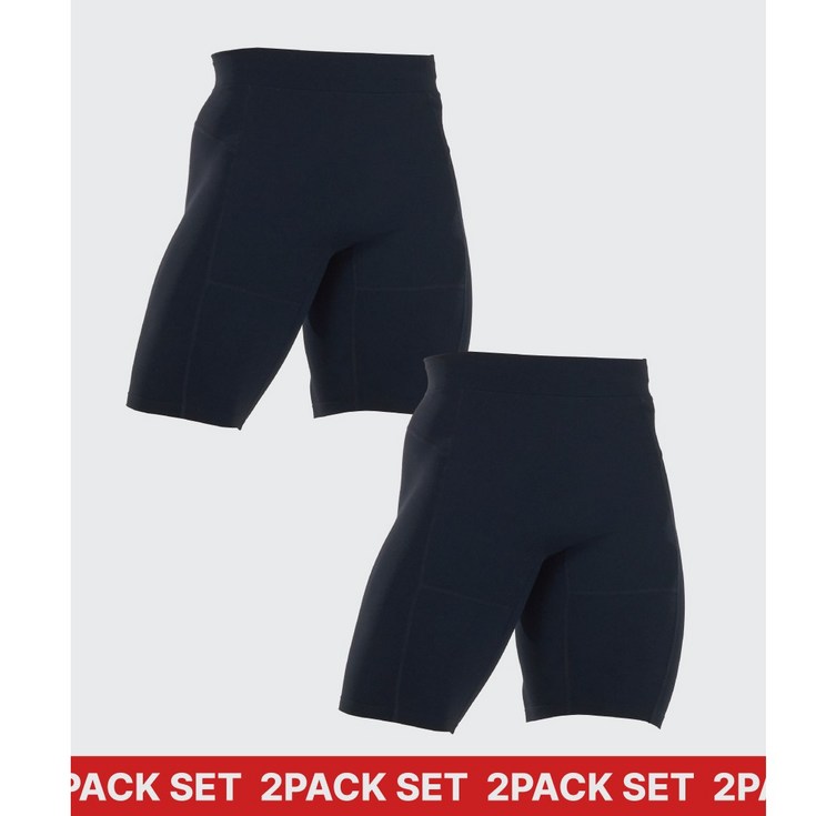 2PACK SET Y존커버 디자인특허 남자스포츠레깅스 5부 러닝타이즈 컴프레션타이즈 남성레깅스
