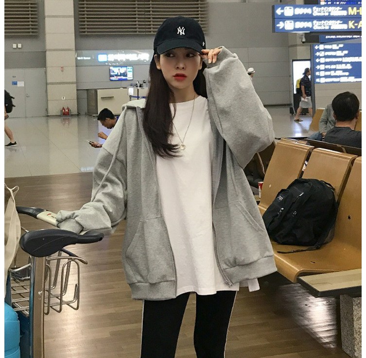 체니모 남녀공용 데일리 오버핏 패션 후드집업