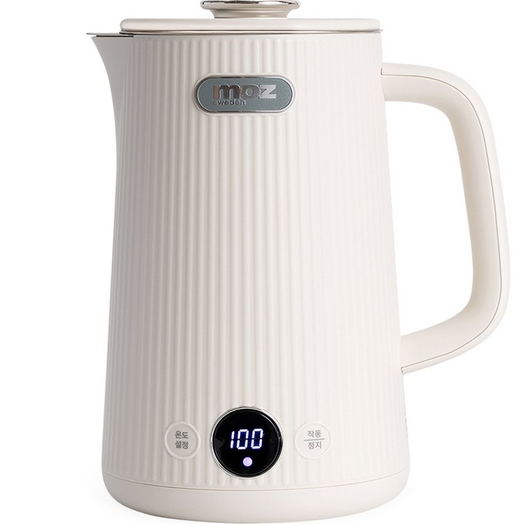 모즈스웨덴 온도조절 보온 전기포트 아이보리, MC1700