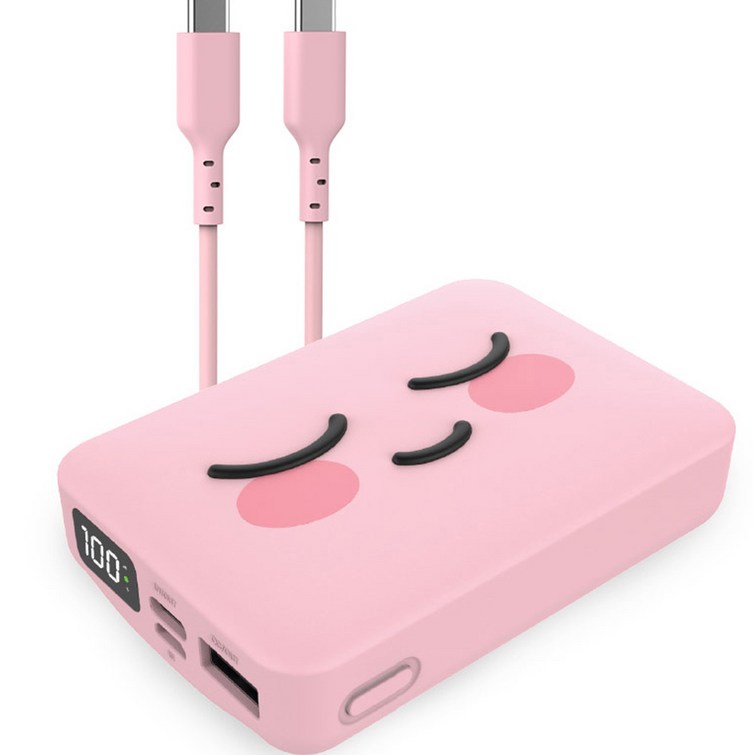 카카오프렌즈 사각 PD 20W 포켓 퀵 보조배터리 10000mAh, WI22PB10K01, 어피치