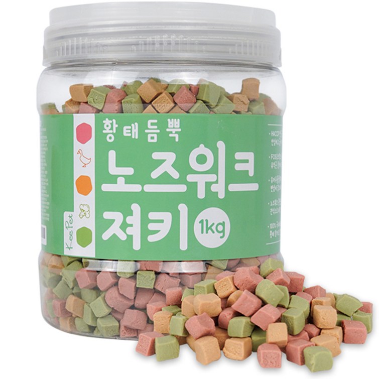 킵펫 황태듬뿍 노즈워크 강아지 져키 1kg 킵펫 황태듬뿍 노즈워크 강아지 져키 1kg